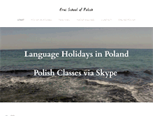 Tablet Screenshot of learn-polish.pl